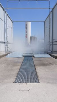 Arco desinfección camiones, Lavado desinfección camiones