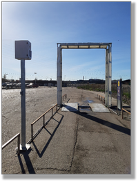 Arco desinfección camiones, Lavado desinfección camiones