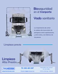 Arco desinfección camiones, Lavado desinfección camiones